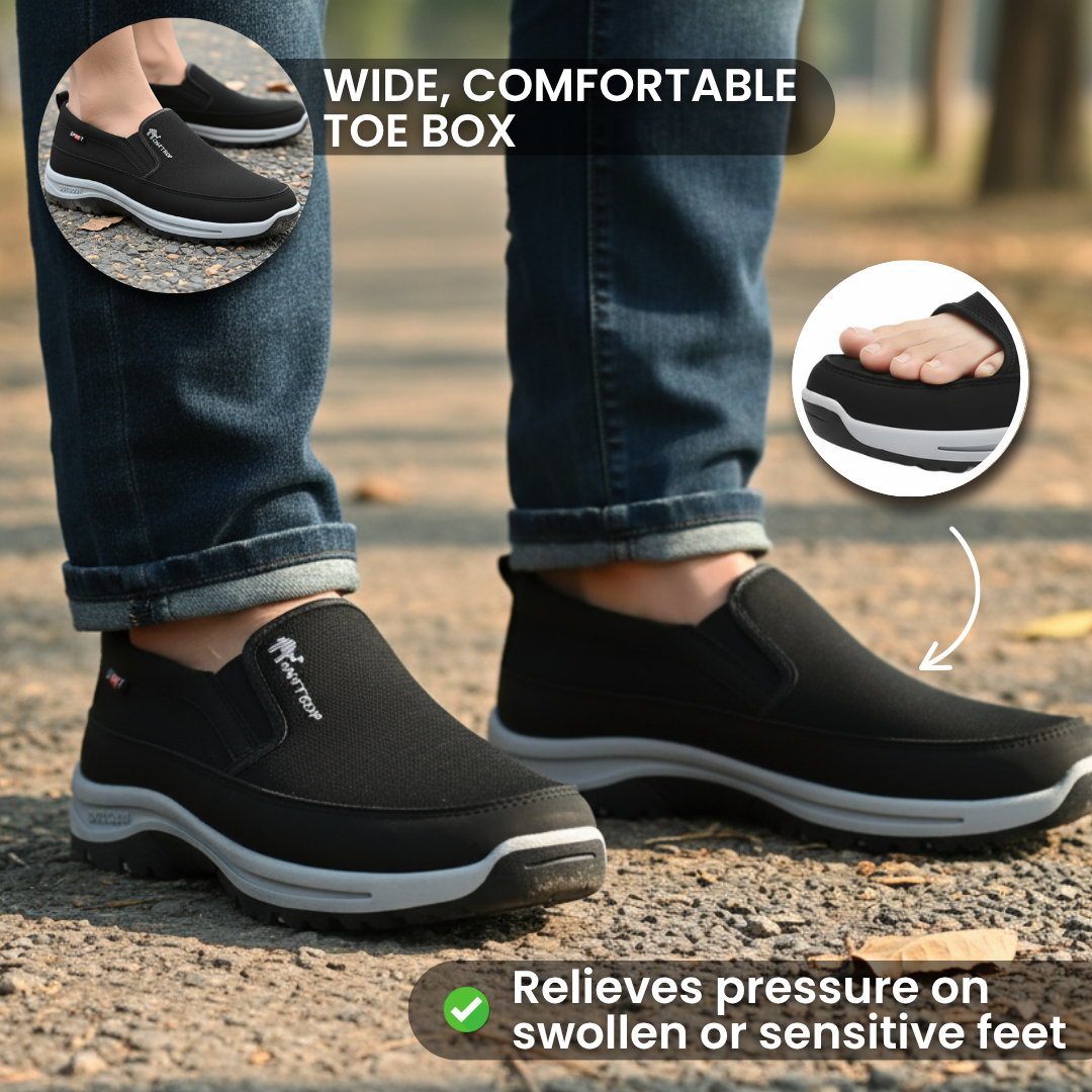 Lumarelief Breathable Mesh Slip-On Casual Loafers for Men