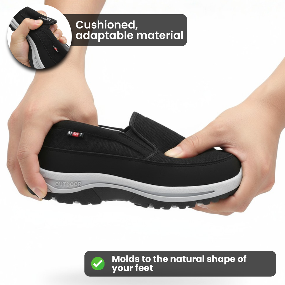 Lumarelief Breathable Mesh Slip-On Casual Loafers for Men