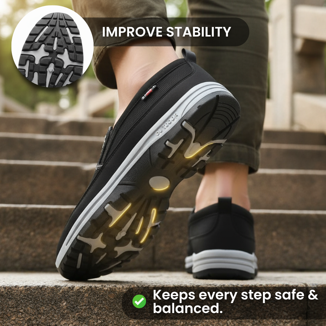 Lumarelief Breathable Mesh Slip-On Casual Loafers for Men