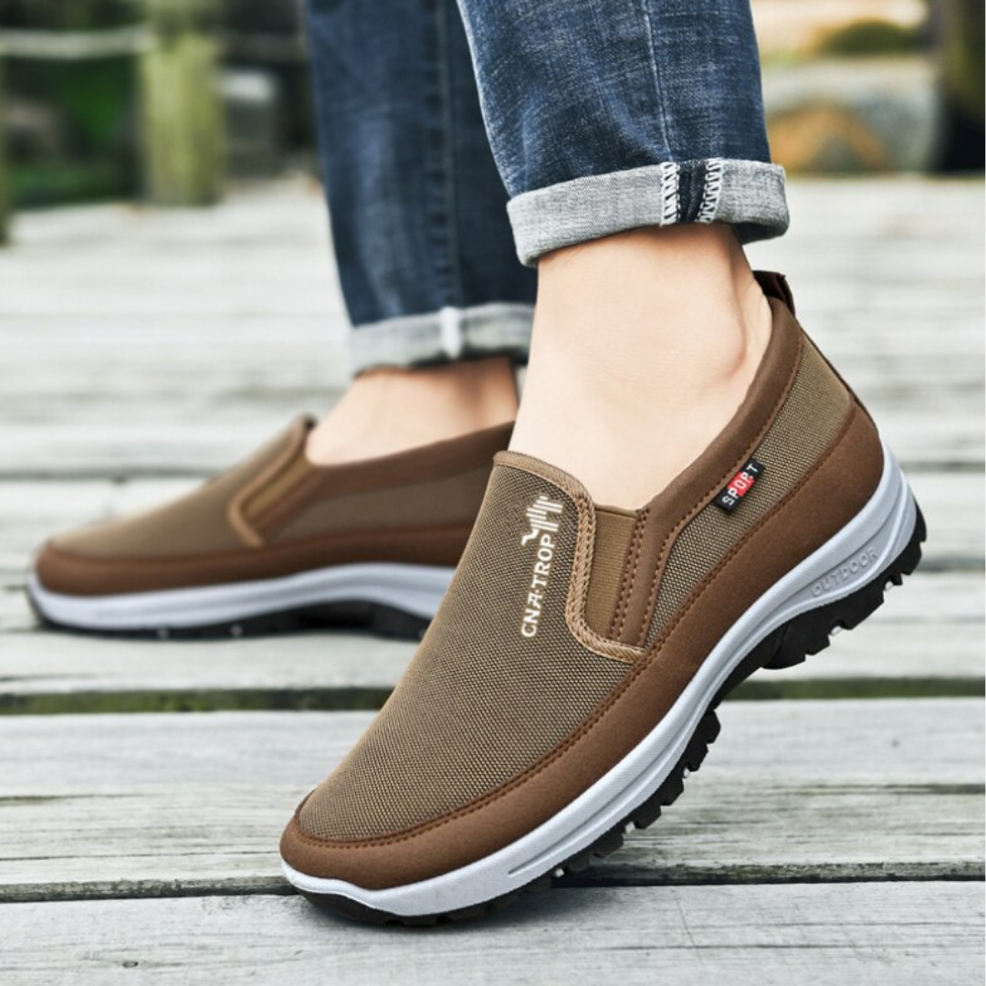 Lumarelief Breathable Mesh Slip-On Casual Loafers for Men