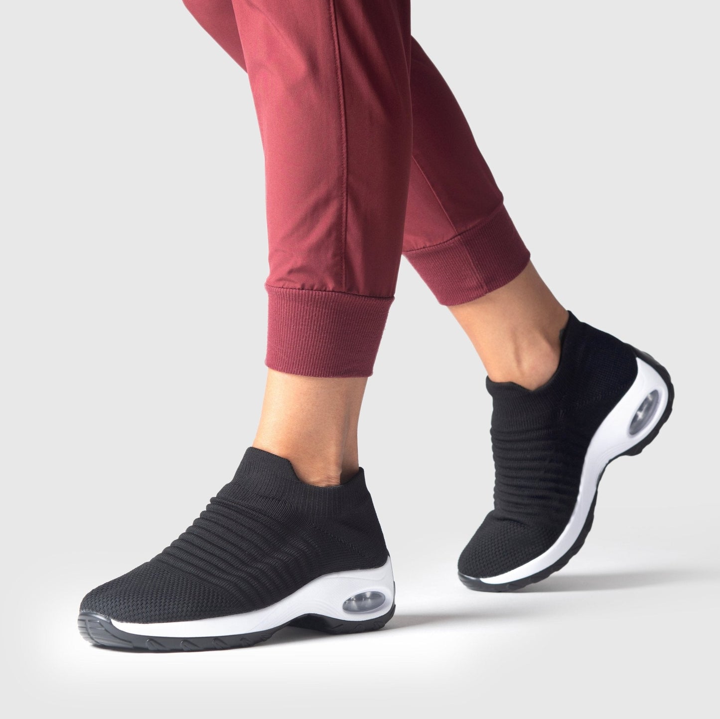 Lumarelief Women’s Breathable Slip-On Platform Sneaker